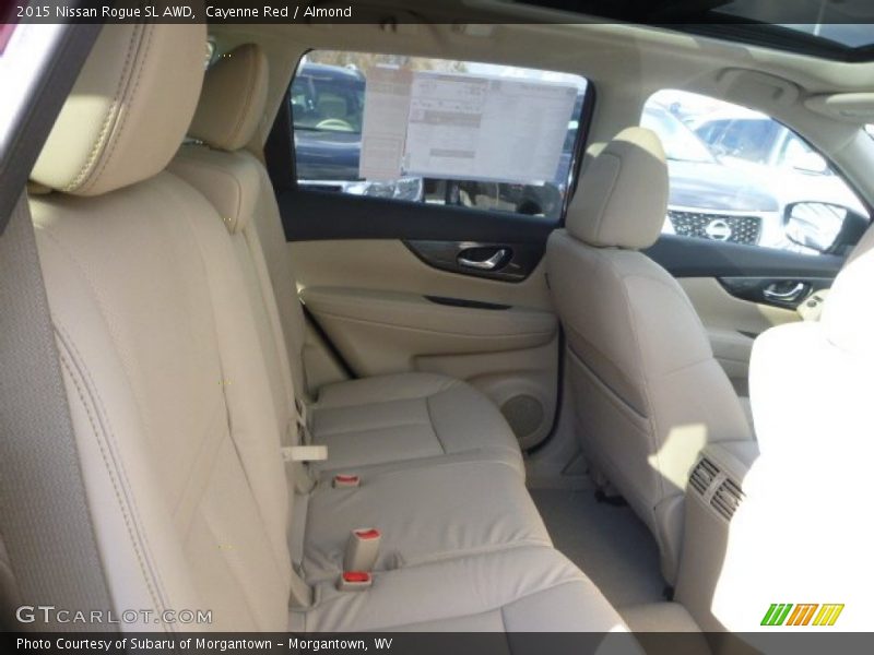 Cayenne Red / Almond 2015 Nissan Rogue SL AWD