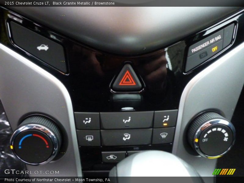 Black Granite Metallic / Brownstone 2015 Chevrolet Cruze LT