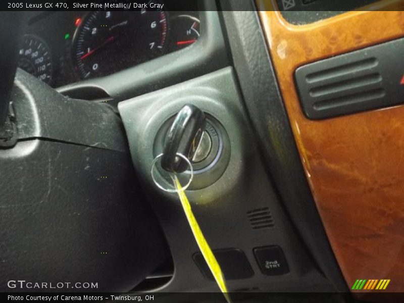 Silver Pine Metallic / Dark Gray 2005 Lexus GX 470