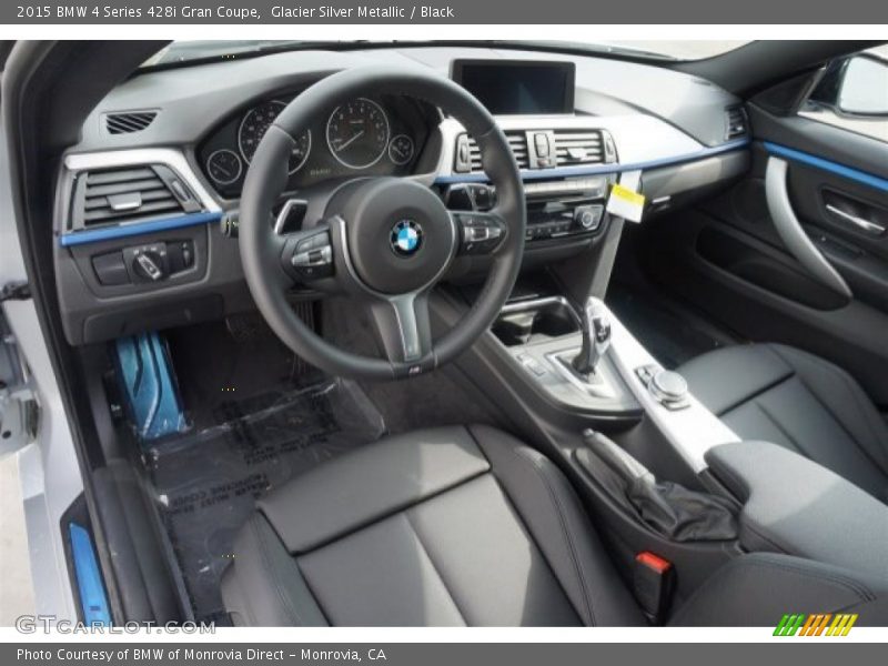  2015 4 Series 428i Gran Coupe Black Interior