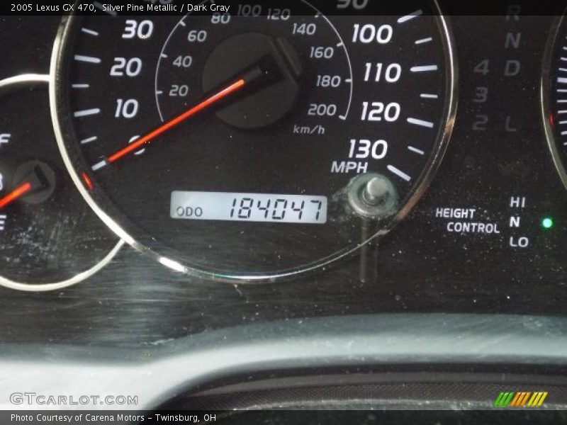 Silver Pine Metallic / Dark Gray 2005 Lexus GX 470