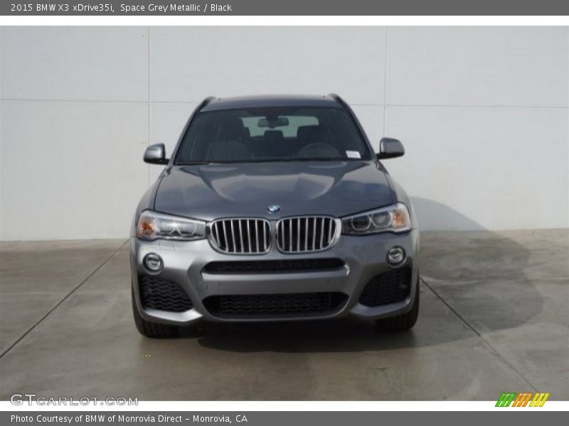 Space Grey Metallic / Black 2015 BMW X3 xDrive35i