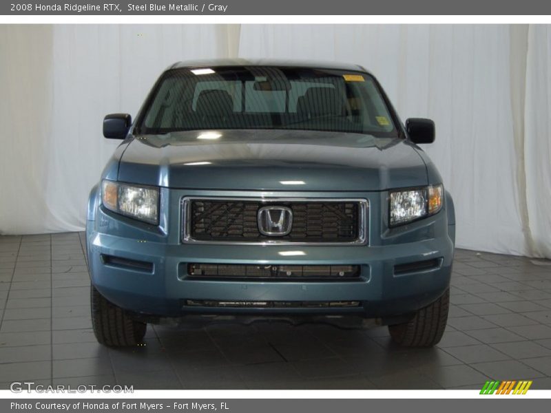 Steel Blue Metallic / Gray 2008 Honda Ridgeline RTX