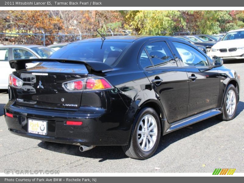 Tarmac Black Pearl / Black 2011 Mitsubishi Lancer ES