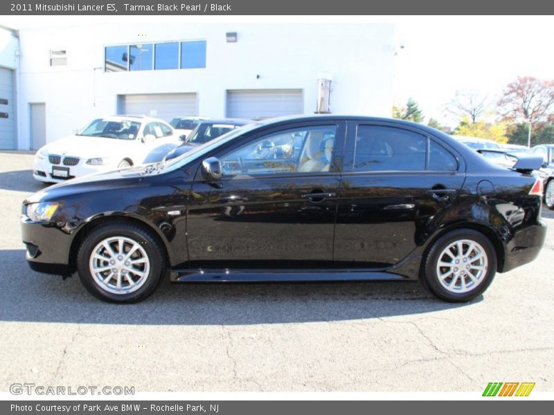 Tarmac Black Pearl / Black 2011 Mitsubishi Lancer ES