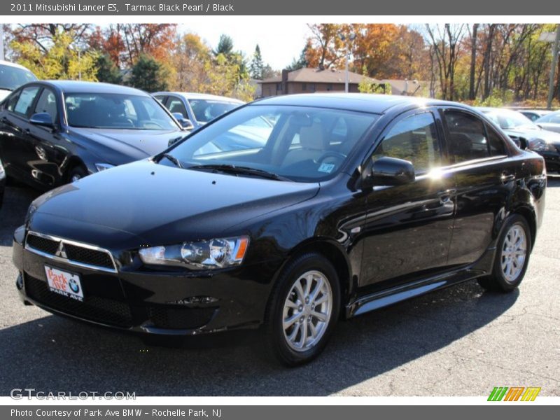 Tarmac Black Pearl / Black 2011 Mitsubishi Lancer ES