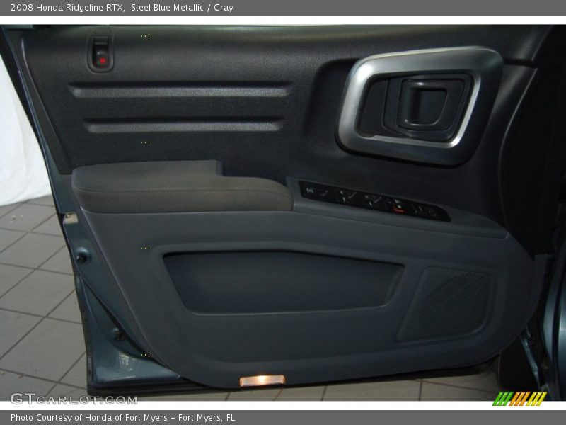 Steel Blue Metallic / Gray 2008 Honda Ridgeline RTX