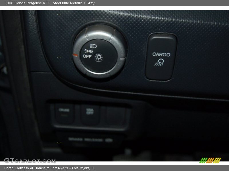 Steel Blue Metallic / Gray 2008 Honda Ridgeline RTX