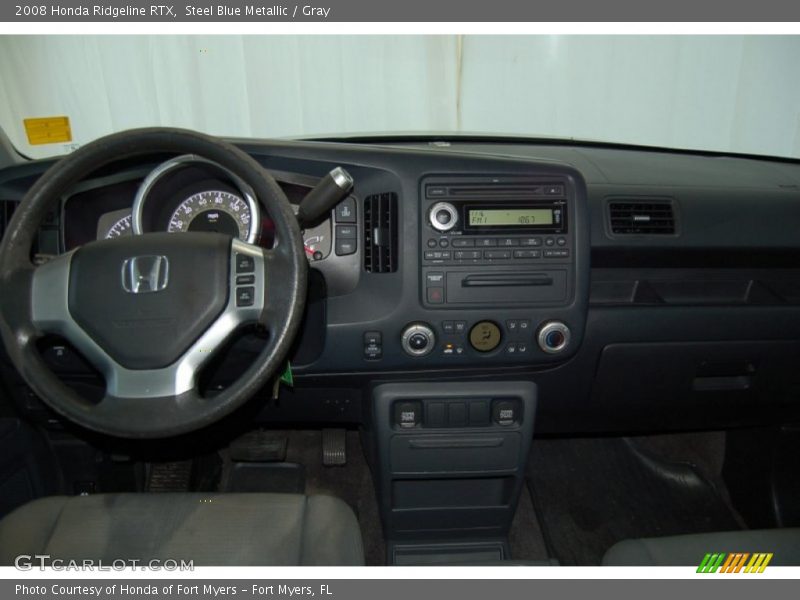 Steel Blue Metallic / Gray 2008 Honda Ridgeline RTX