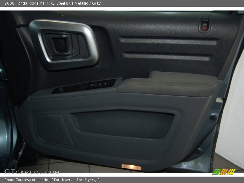 Steel Blue Metallic / Gray 2008 Honda Ridgeline RTX