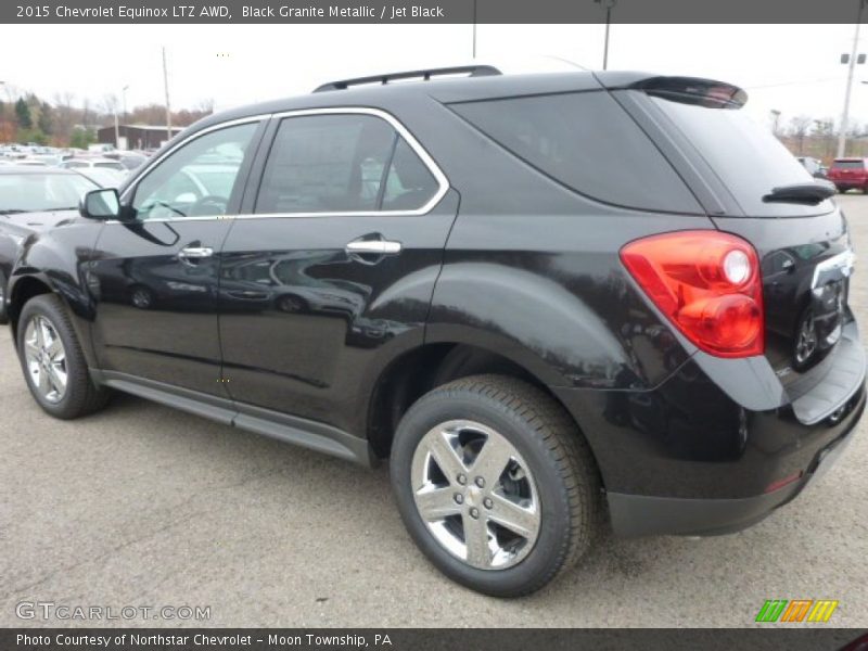 Black Granite Metallic / Jet Black 2015 Chevrolet Equinox LTZ AWD