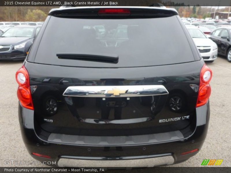 Black Granite Metallic / Jet Black 2015 Chevrolet Equinox LTZ AWD