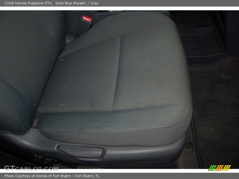 Steel Blue Metallic / Gray 2008 Honda Ridgeline RTX