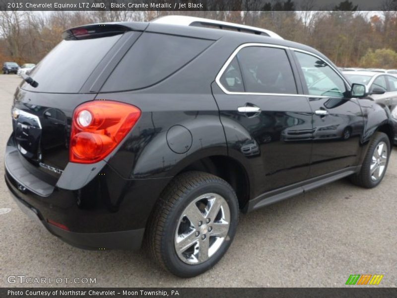 Black Granite Metallic / Jet Black 2015 Chevrolet Equinox LTZ AWD
