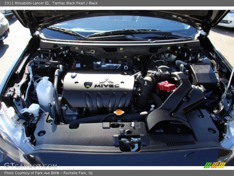 Tarmac Black Pearl / Black 2011 Mitsubishi Lancer ES