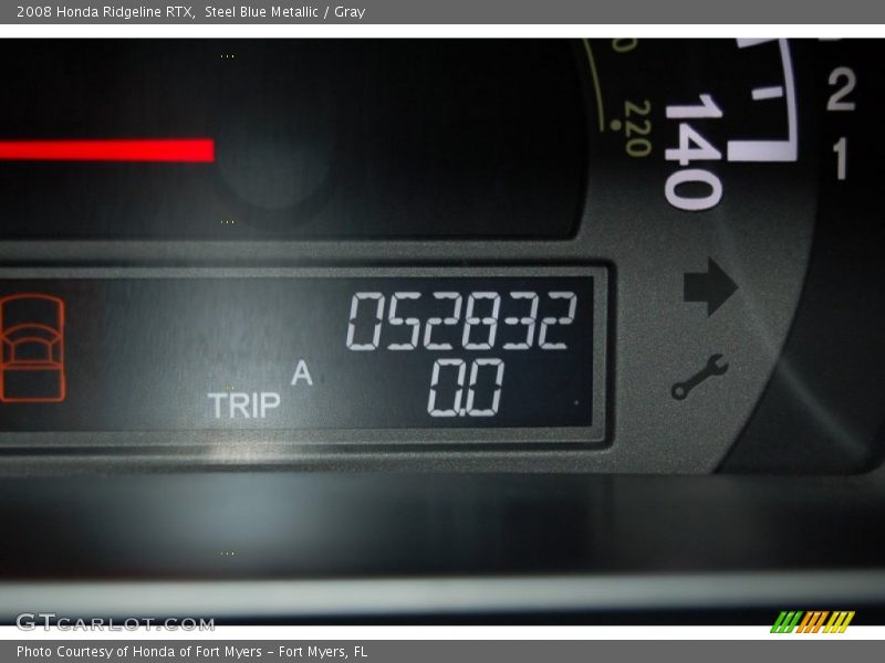 Steel Blue Metallic / Gray 2008 Honda Ridgeline RTX