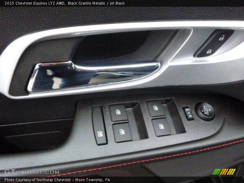Black Granite Metallic / Jet Black 2015 Chevrolet Equinox LTZ AWD
