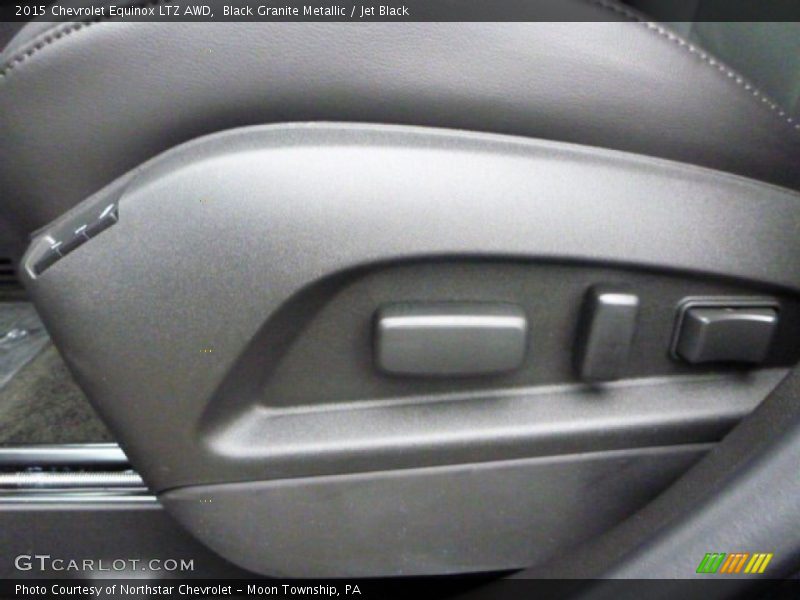 Black Granite Metallic / Jet Black 2015 Chevrolet Equinox LTZ AWD