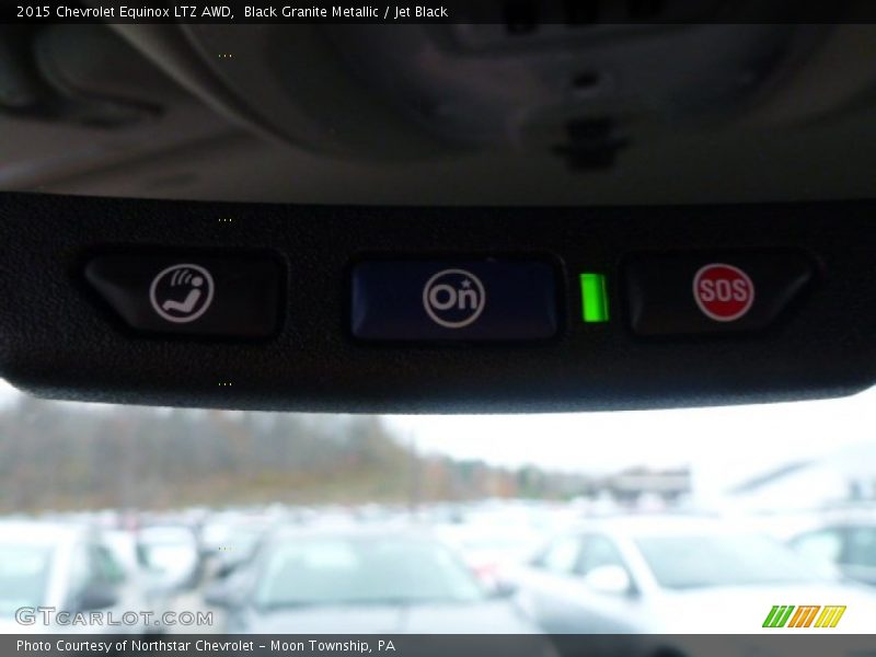 Black Granite Metallic / Jet Black 2015 Chevrolet Equinox LTZ AWD