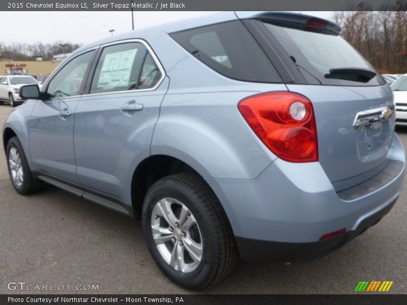 Silver Topaz Metallic / Jet Black 2015 Chevrolet Equinox LS