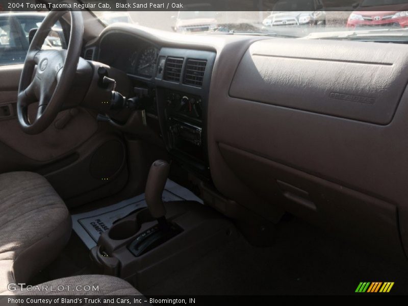 Black Sand Pearl / Oak 2004 Toyota Tacoma Regular Cab