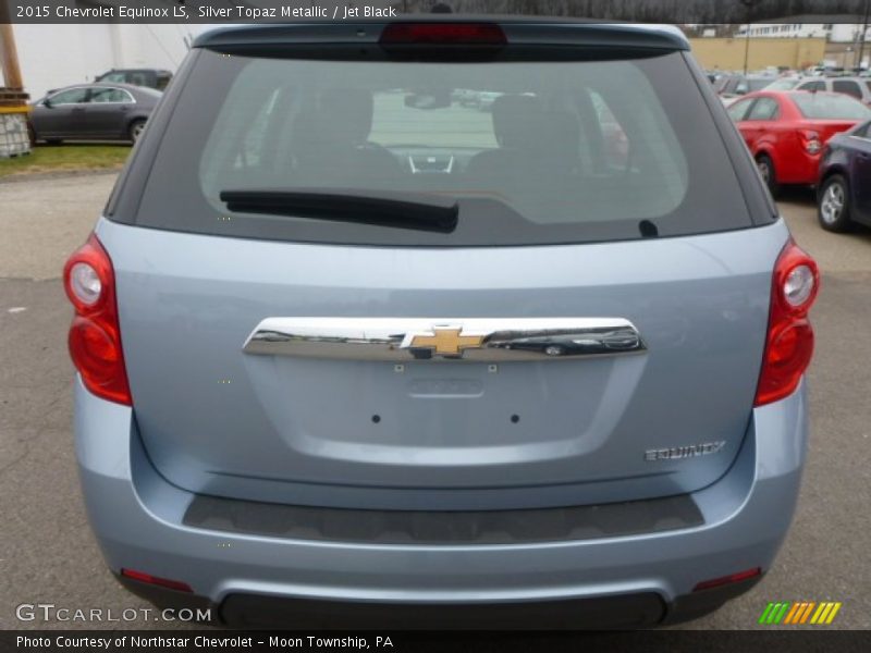 Silver Topaz Metallic / Jet Black 2015 Chevrolet Equinox LS