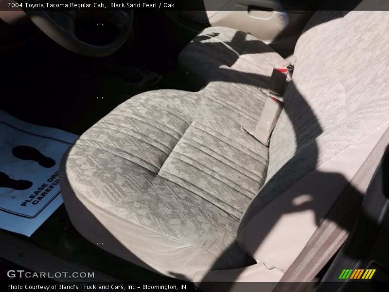 Black Sand Pearl / Oak 2004 Toyota Tacoma Regular Cab