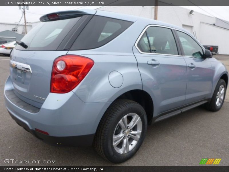 Silver Topaz Metallic / Jet Black 2015 Chevrolet Equinox LS