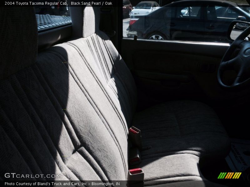 Black Sand Pearl / Oak 2004 Toyota Tacoma Regular Cab