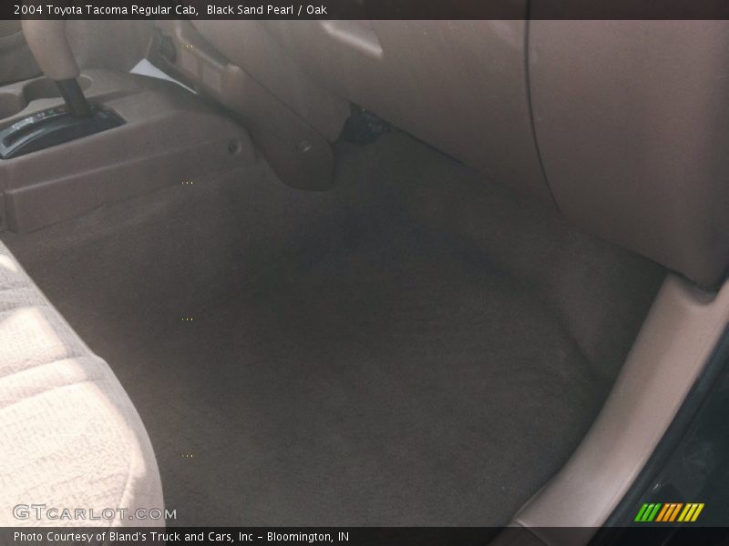 Black Sand Pearl / Oak 2004 Toyota Tacoma Regular Cab