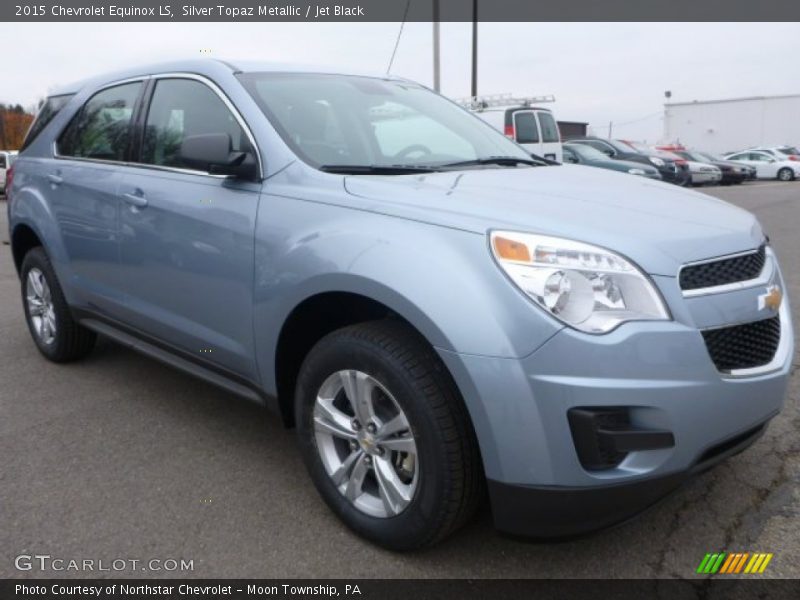 Silver Topaz Metallic / Jet Black 2015 Chevrolet Equinox LS