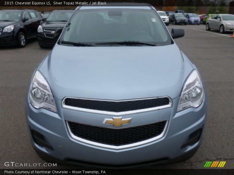 Silver Topaz Metallic / Jet Black 2015 Chevrolet Equinox LS