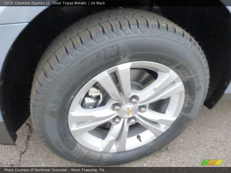 Silver Topaz Metallic / Jet Black 2015 Chevrolet Equinox LS