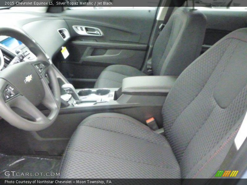 Silver Topaz Metallic / Jet Black 2015 Chevrolet Equinox LS