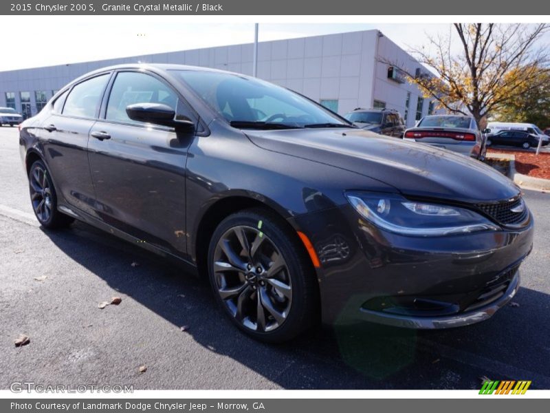 Granite Crystal Metallic / Black 2015 Chrysler 200 S