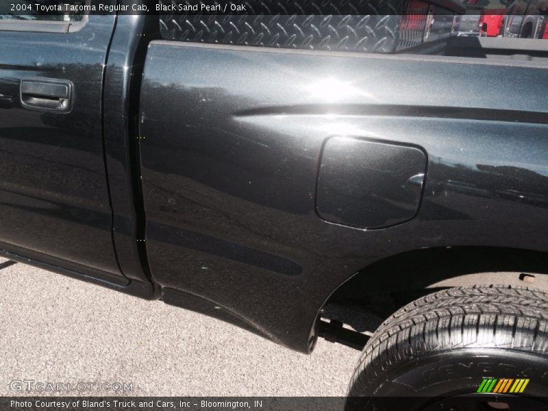 Black Sand Pearl / Oak 2004 Toyota Tacoma Regular Cab