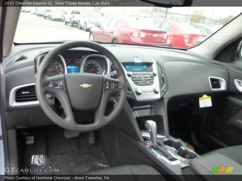 Silver Topaz Metallic / Jet Black 2015 Chevrolet Equinox LS