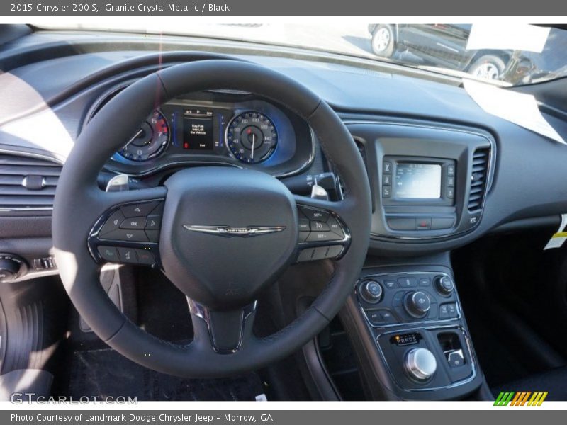 Granite Crystal Metallic / Black 2015 Chrysler 200 S