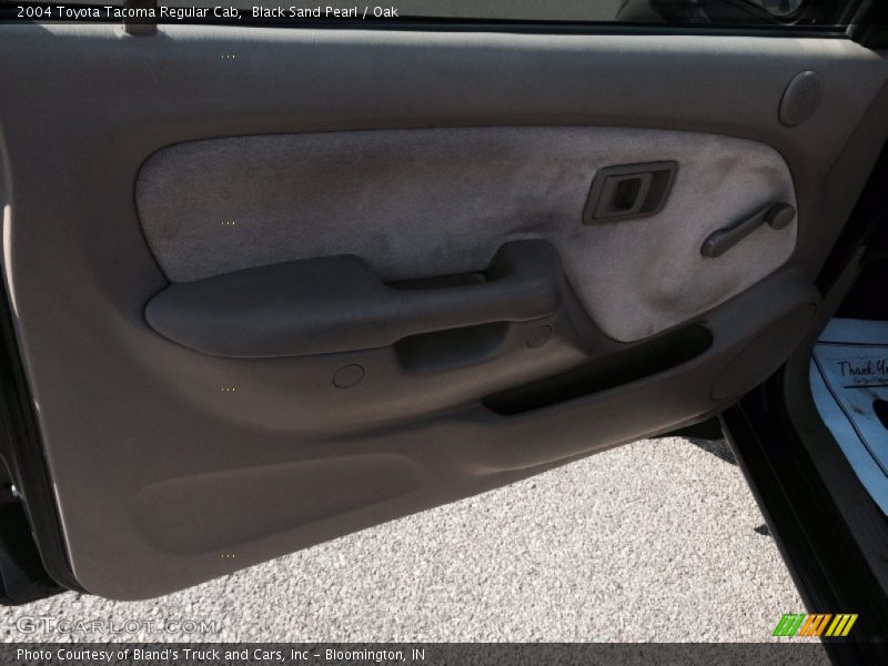 Black Sand Pearl / Oak 2004 Toyota Tacoma Regular Cab