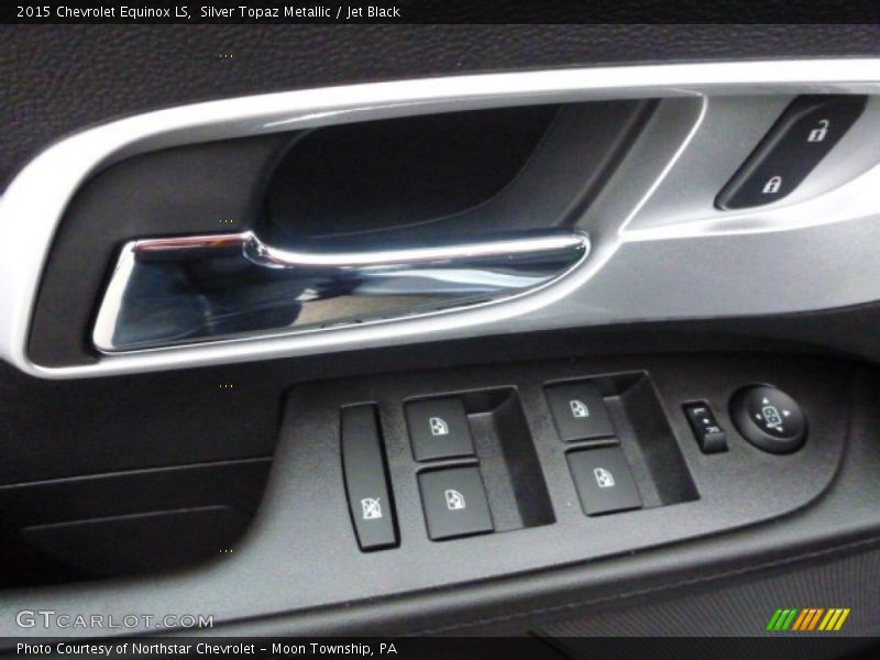 Silver Topaz Metallic / Jet Black 2015 Chevrolet Equinox LS