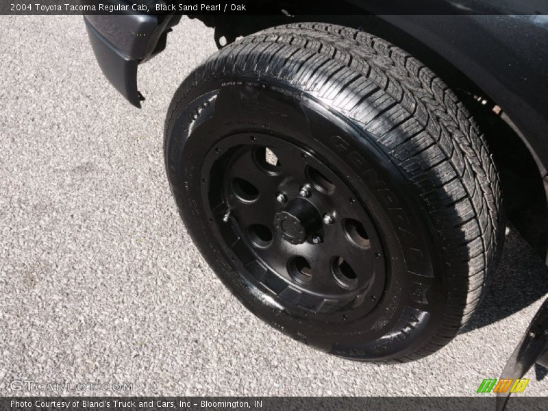 Black Sand Pearl / Oak 2004 Toyota Tacoma Regular Cab