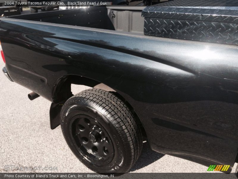 Black Sand Pearl / Oak 2004 Toyota Tacoma Regular Cab