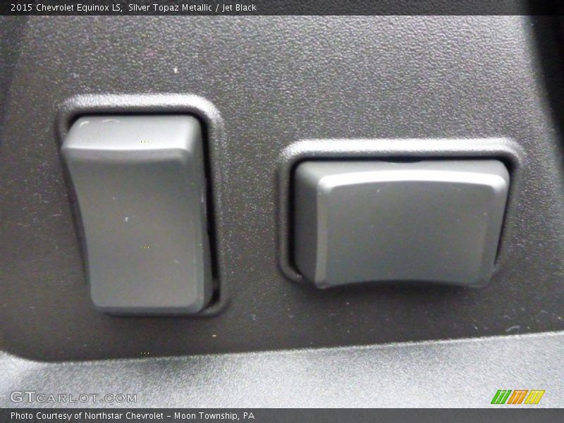 Silver Topaz Metallic / Jet Black 2015 Chevrolet Equinox LS