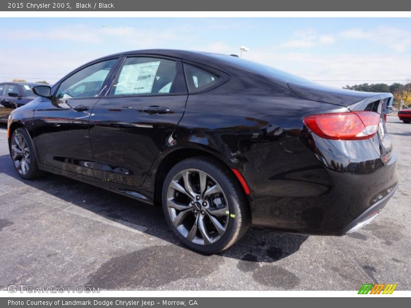 Black / Black 2015 Chrysler 200 S