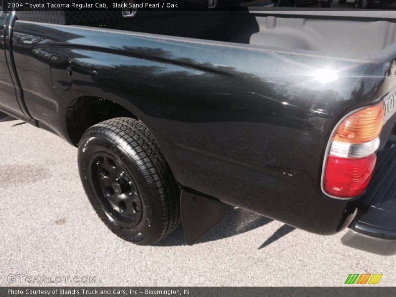 Black Sand Pearl / Oak 2004 Toyota Tacoma Regular Cab