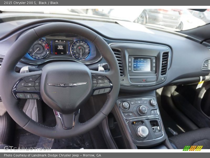 Black / Black 2015 Chrysler 200 S