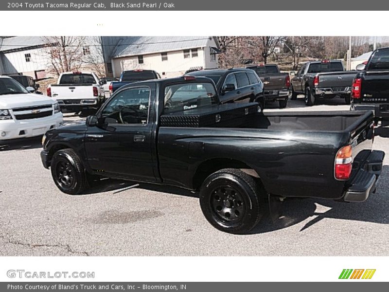 Black Sand Pearl / Oak 2004 Toyota Tacoma Regular Cab