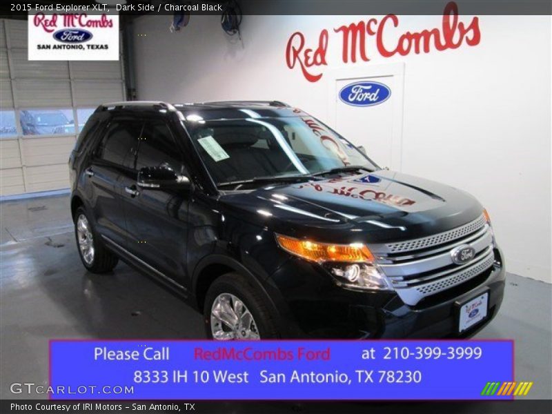 Dark Side / Charcoal Black 2015 Ford Explorer XLT