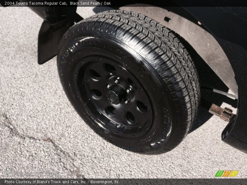 Black Sand Pearl / Oak 2004 Toyota Tacoma Regular Cab
