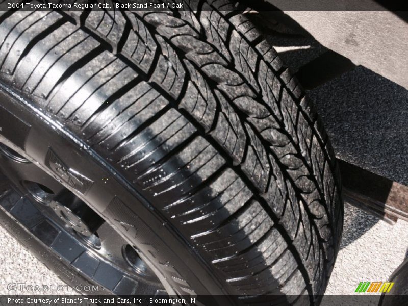 Black Sand Pearl / Oak 2004 Toyota Tacoma Regular Cab